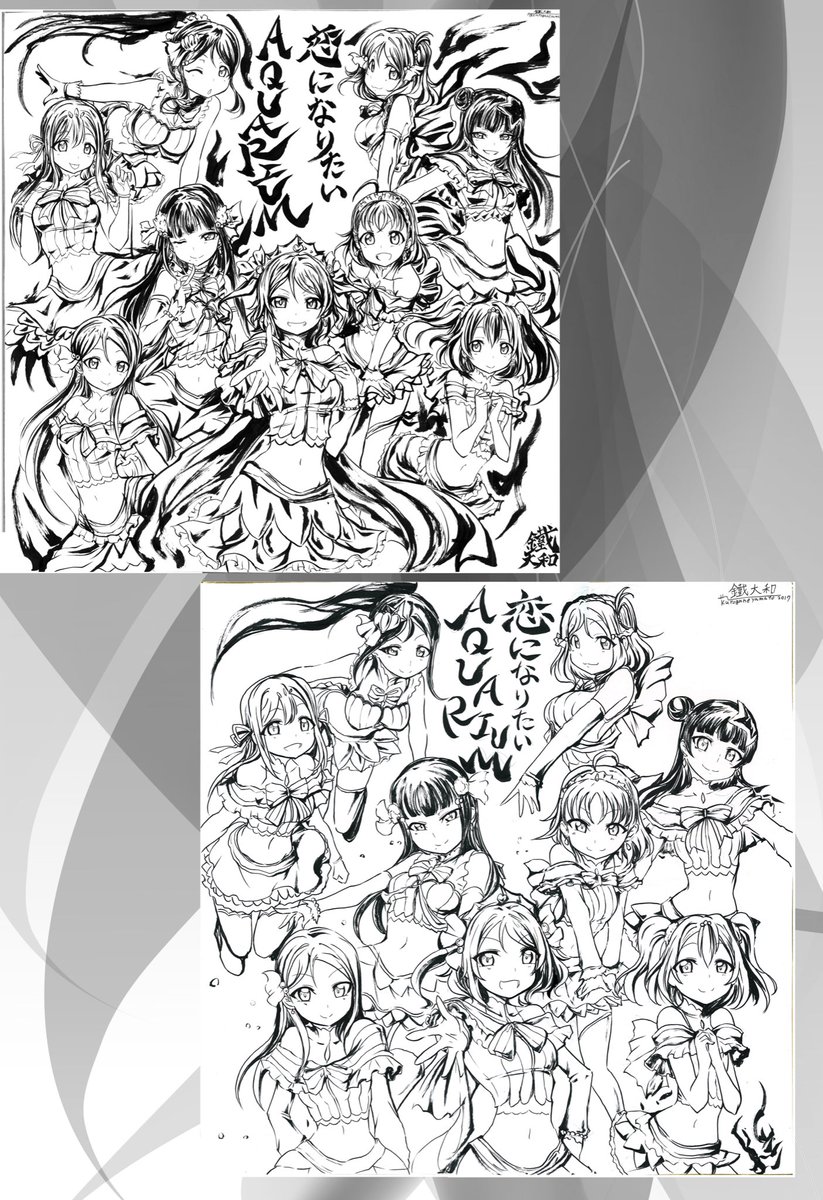 4周年ですってね!
衣装としては1番描いてる
 #恋になりたいAQUARIUM 