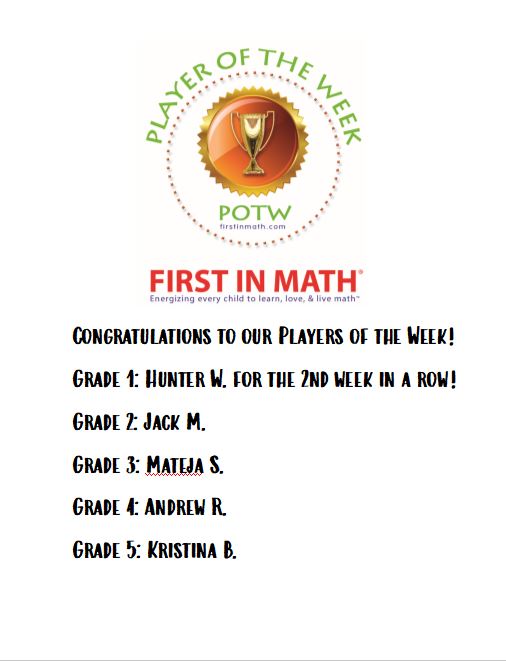 StaceyFJones's tweet photo. PPES Mathematicians at work! Congrats to our Players and Team of the Week! @PtPleasantAACPS @AACPS_PK5Math https://t.co/fBZm2zCtJe