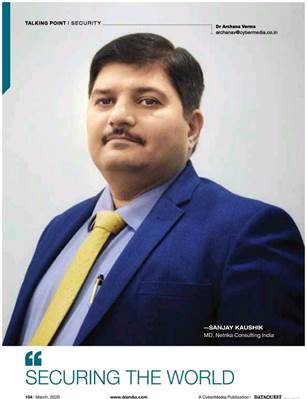 Netrika_PvtLtd's tweet photo. Sanjay Kaushik, Managing Director, Netrika Consulting India, shared his views on the #security concerns rising in India nowadays. In the article covered by Data Quest.

Read Below-

#Security #corporatesecurity #Securingtheworld #CyberSecurity #Dataprotection #CertIn #phishing https://t.co/QNpRwM4MKS