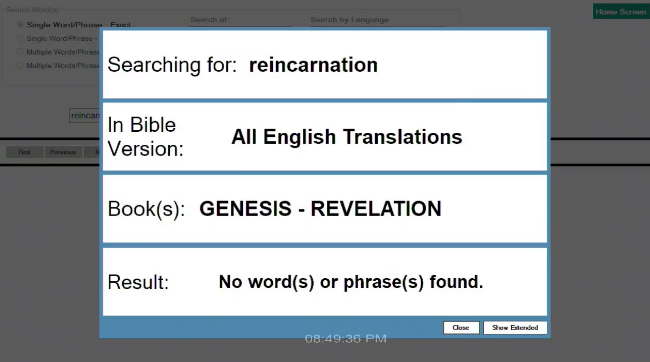 SofiaLouiseR's tweet photo. DID YOU KNOW?

The word "reincarnation" is not in the Bible.

#LearnWisdomTheBiblicalWay https://t.co/0N7a7OfOEU
