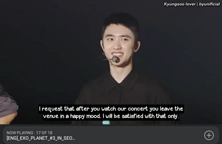sally_sukie's tweet photo. Kyungsoo's Ment and smile. π
Yes, I truly have a happy mood DO... thanks to you and to EXO. π» β€
#EXcOnnectDAY3
#EXOOnlineConcert
#EXO
@weareoneEXO
#StayAtHome
#StayAtHomewithEXO https://t.co/wS9118UTUf