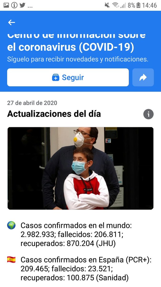 NOTICIAS SOBRE EL CORONAVIRUS
