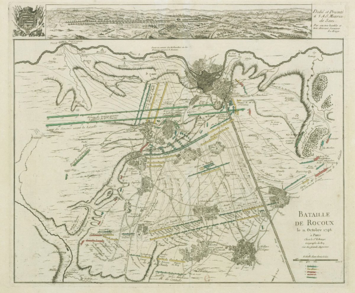 En 1746, Cassini III accompagne en effet Louis XV lors de la guerre de succession d'Autriche pour aider ses ingénieurs à lever les plans de la bataille de Rocourt, dans les environs de Liège