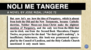 Kapatweets_Intl's tweet photo. Did you know that Philippine national hero Jose Rizal concluded, after reading the entire bible, that Purgatory is not real?

#LearnWisdomTheBiblicalWay https://t.co/PQPqdJGAuM