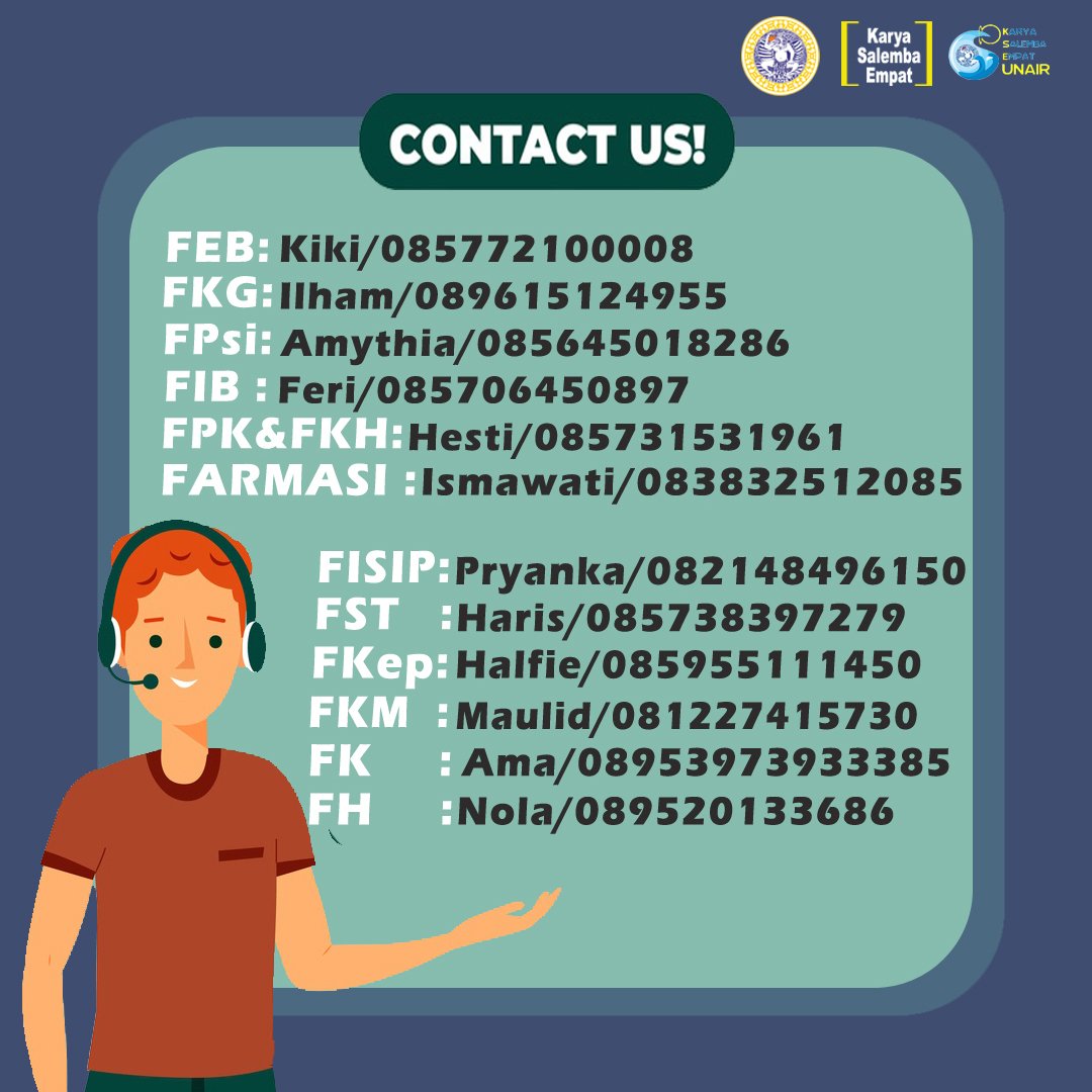 KSE_UNAIR's tweet photo. [Pendaftaran Beasiswa KSE 2020/2021] 
⚠️ANNOUNCEMENT⚠️ 

Kabar baik untuk  scholarship hunter!
Beasiswa Karya Salemba Empat periode 2020/2021 resmi diperpanjang mulai tgl 25 April 2020 s/d 10 Mei 2020. Jangan sampe terlewatkan ya 😉 yuk segera registrasi online https://t.co/ZYFAGXVK93