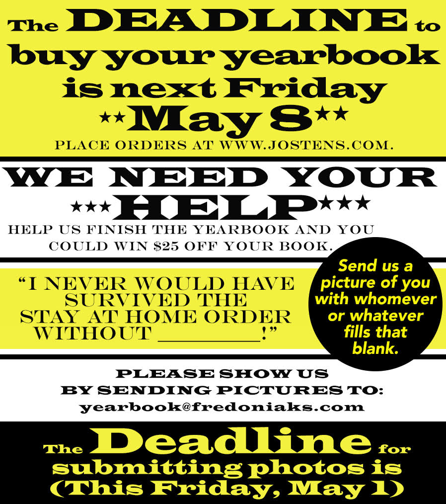 We are approaching the deadline to purchase yearbooks. Submit your order by Friday, May 8th!

#JacketNation