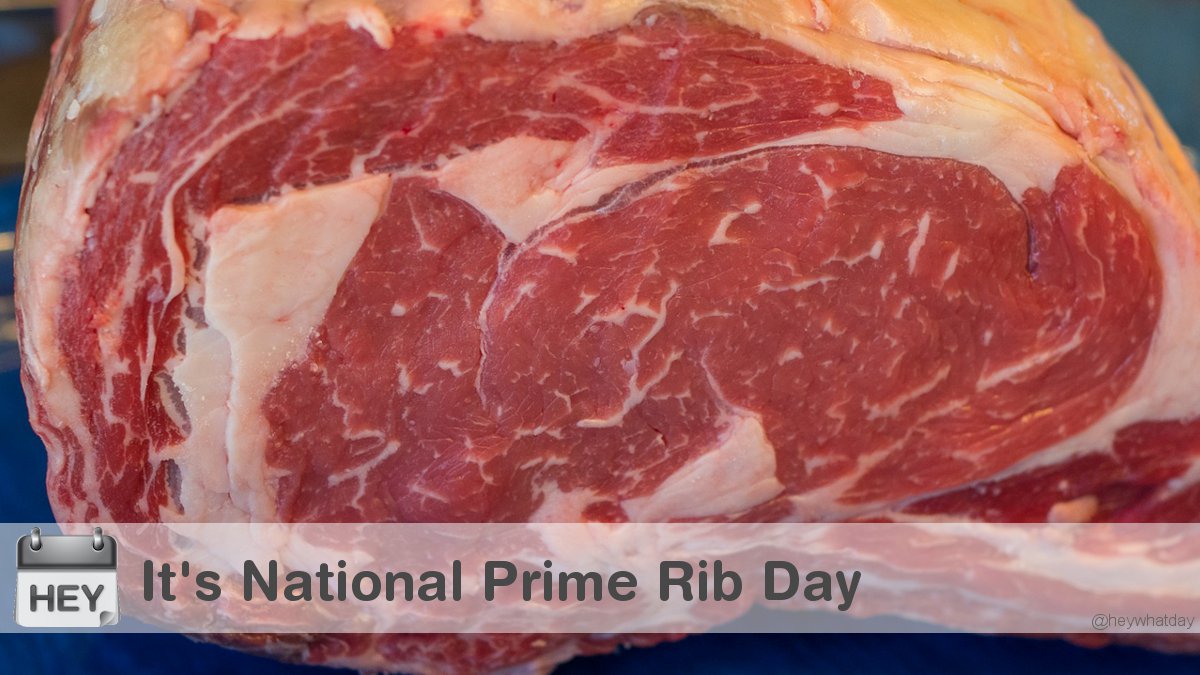 It's National Prime Rib Day! 
#NationalPrimeRibDay #PrimeRibDay