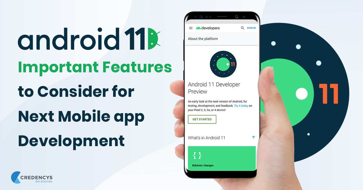 Credencys's tweet image. Read this blog to know the impact of Android 11 Features that impact your mobile application development. 

credencys.com/blog/android-1…

#Android11Features #AndroidAppDevelopment