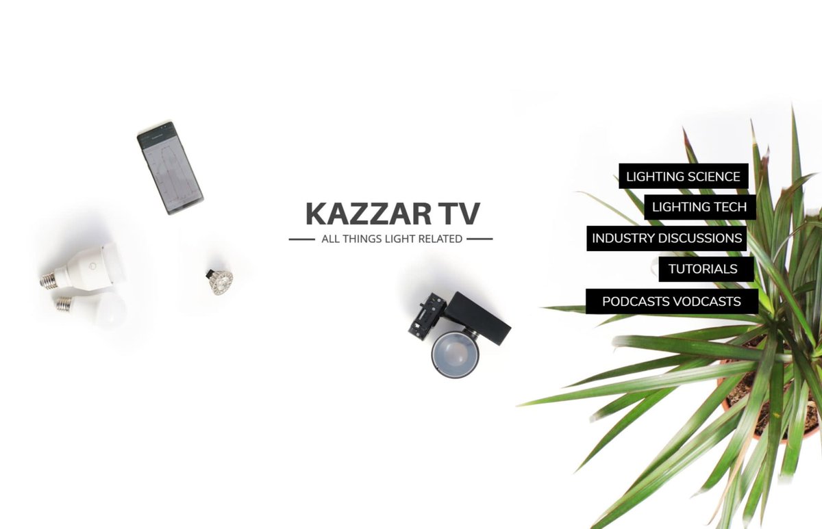 Kazzar TV is here, a YouTube channel for all things lighting related! Podcasts, product intros, lighting science... this is where we will have it all!  youtube.com/channel/UCFwks…