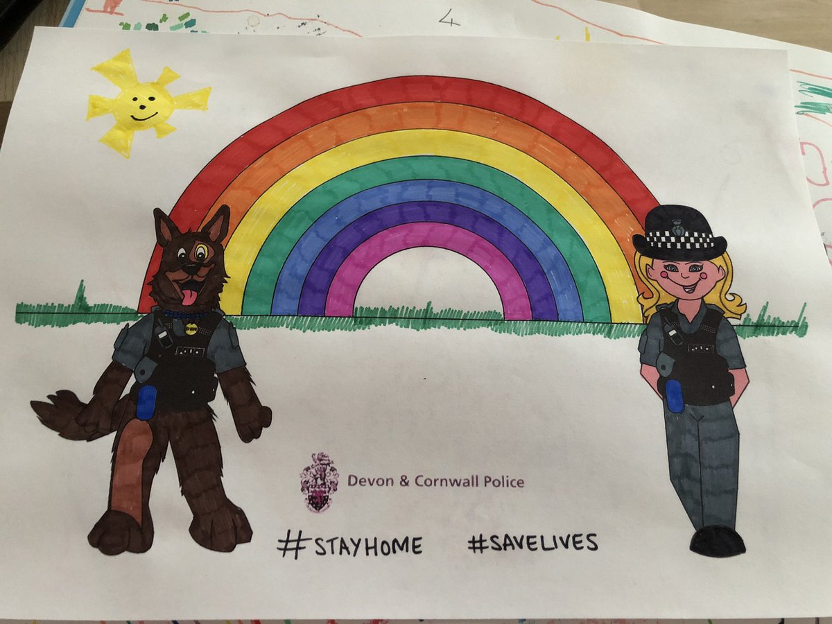 sherfordmum's tweet photo. Some new window art for the house (by mummy &amp; 2 toddlers!) #FunWithTheForce @DC_Police https://t.co/3cnNvLlRbx