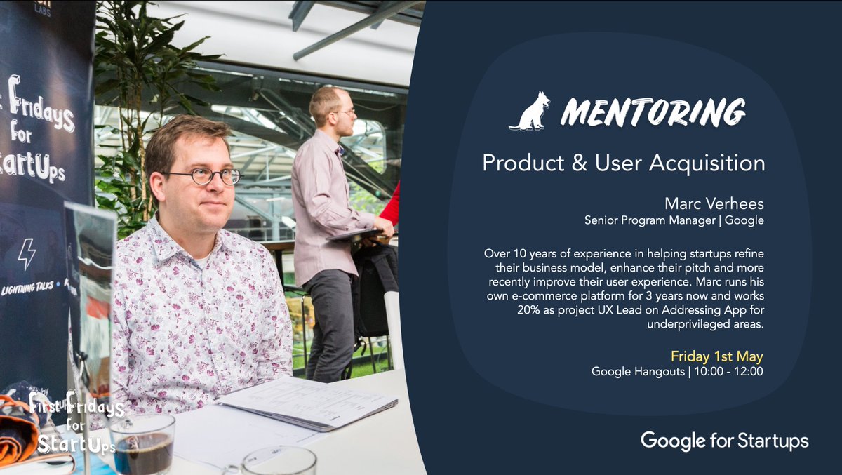 dogpatchlabs's tweet image. Want to secure a 1:1 spot with startup experts on surviving &amp;amp; thriving in a crisis?

From cap table management @StartupGrind, to remote working @GrowRemoteIrl, to global product &amp;amp; data expertise @Google - get a 1:1 spot at #FirstFridaysForStartups.

Apply: dogpatch.click/mentorlist