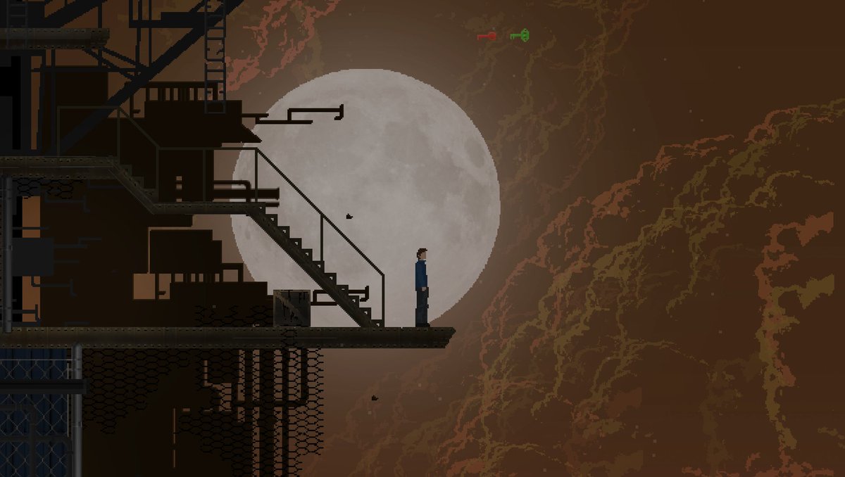 ChromaphaseOne's tweet photo. Working on a new game for the #advjam my first ever adventure game, hope the "puzzle" will be hard enough #construct3 #adventuregame #indiedev #oilrig https://t.co/kPTeCioHr0