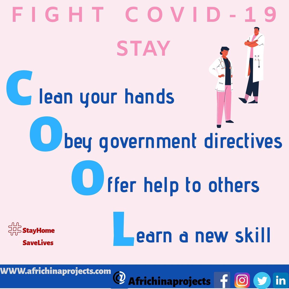 AFRICHINAPROJCT's tweet photo. Here's how to make staying indoors COOL
#stayhomesavelives
#AfrichinaProjectsCares
#Africa #China
#AfriChina
#COVID_19 https://t.co/CohdU3AqTe