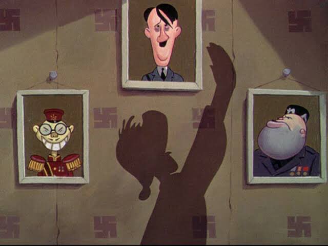 Chester Der Fuehrer S Face 総統の顔 1943年1月1日公開のウォルト ディズニー プロダクション制作アニメーション短編映画作品 第15回アカデミー賞短編アニメ賞受賞 ナチス ドイツおよび枢軸国を痛烈に風刺した内容が描かれる T Co