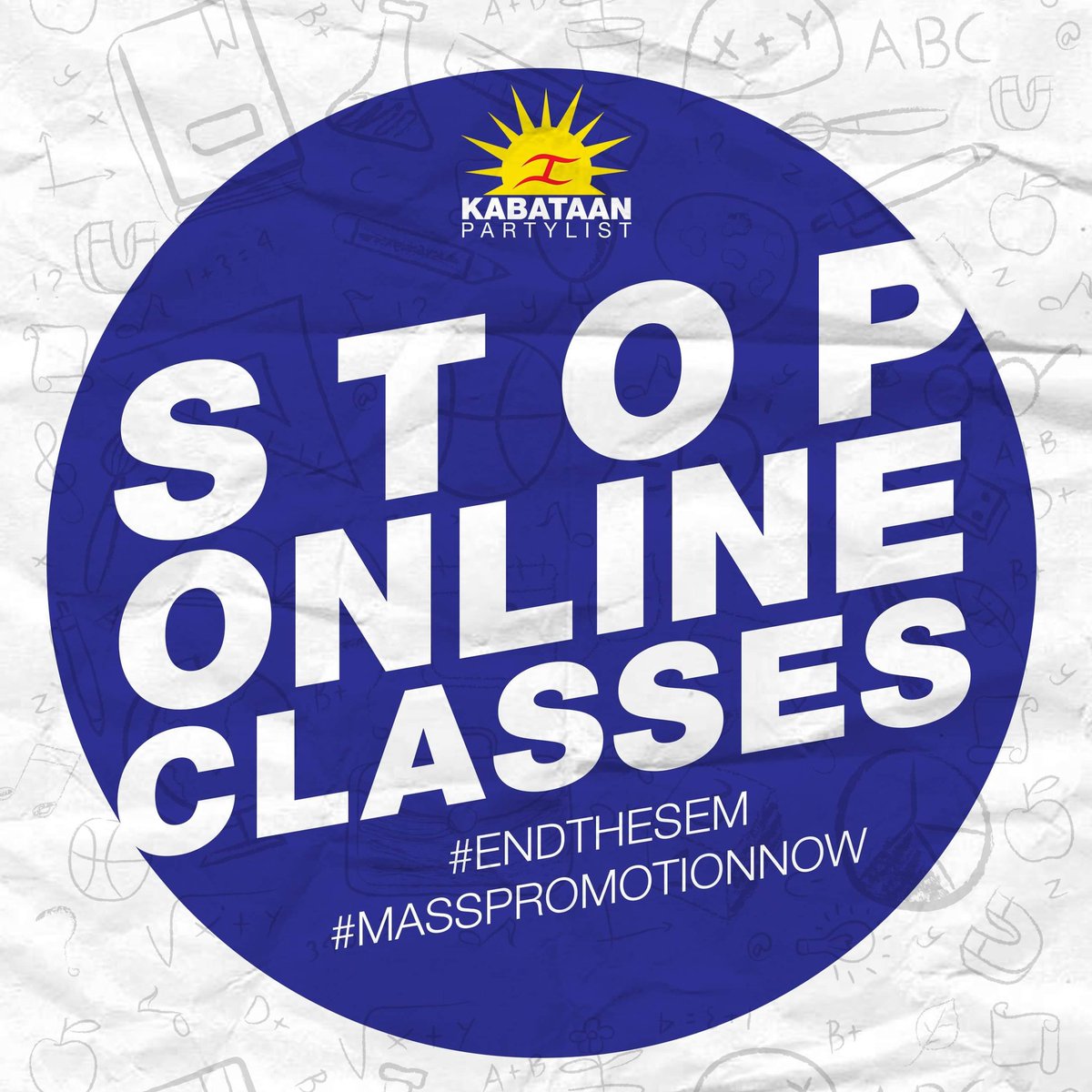 #StopOnlineClasses
#MassTestingNow
#EndTheSem

READ: facebook.com/194908320556/p…