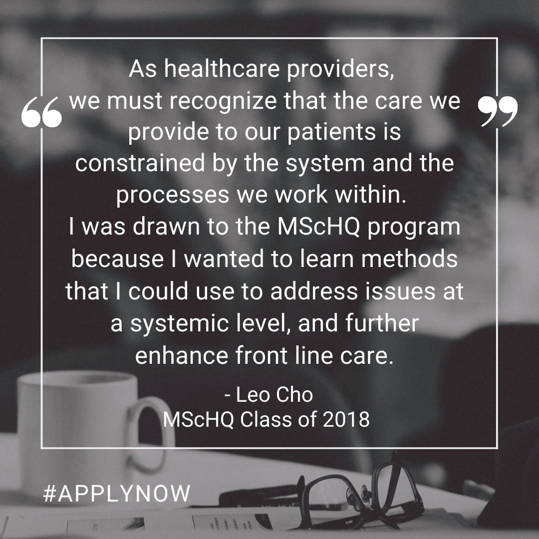 QueensuHQ's tweet photo. There are so many reasons to #ThinkHQ. What are yours? To learn more about where our #MScHQ degree can take you, visit https://t.co/mctngE12YI 

@KTerna @QueensUHealth @QueensuSON 
#HQPrograms #HealthQuality #QueensU #cdnhealth #onlinedegree #distancelearning https://t.co/kOgkKFde6l