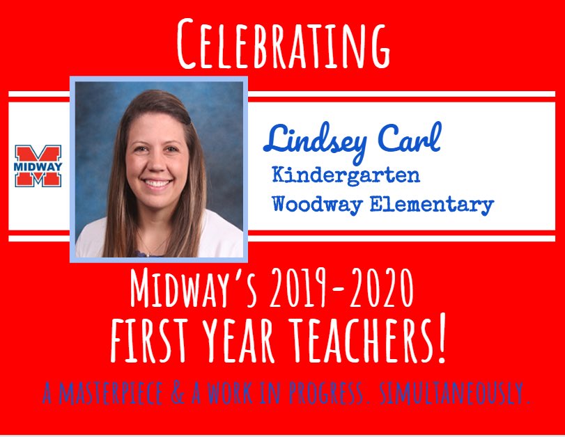 Angela_Learn2BU's tweet photo. So proud of our First Year Teachers! Please join me in celebrating Mrs. Lindsey Carl! https://t.co/uw4YMOR7be