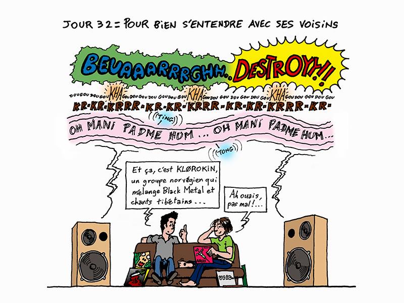 QuarantaineDe's tweet photo. [Jour 32] - Pour bien s'entendre avec ses voisins #ConfinementJourX #CovidDeMesDeux #Metal #Bleuargh
#HardeuRoque https://t.co/TCwHYP8Xdx