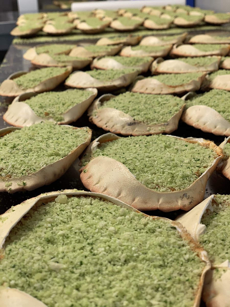 FishforThought1's tweet image. Baked Dressed To Impress Crab production in full swing in the @DevFft this afternoon. Buy here fishforthought.co.uk 🦀