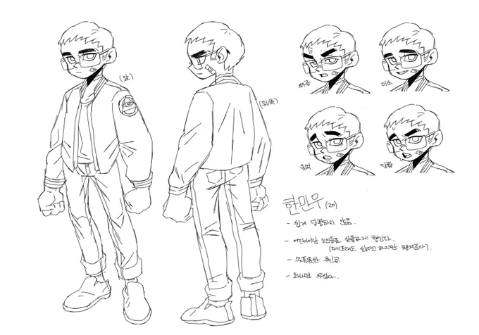 한민우 캐릭터 시트
Han Min-woo Character Sheet 