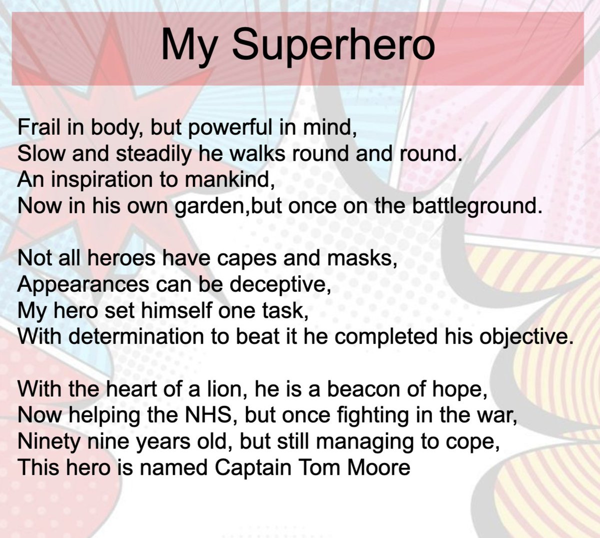 Suckleyprimary's tweet photo. Super hero poetry. https://t.co/Ojt78bkVPh