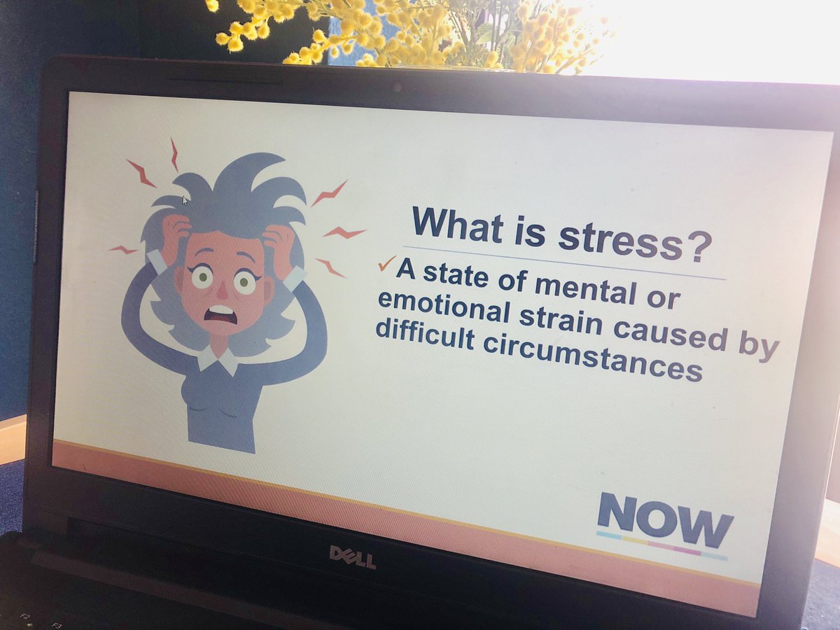 Today we delivered our first e-learning Mental Health Class. We discussed how we can manage stress well. 13 participants logged on, some of which shared their experiences and how they have found ways to overcome stress and anxiety. Great morning of learning! @Cheryl_NowGroup