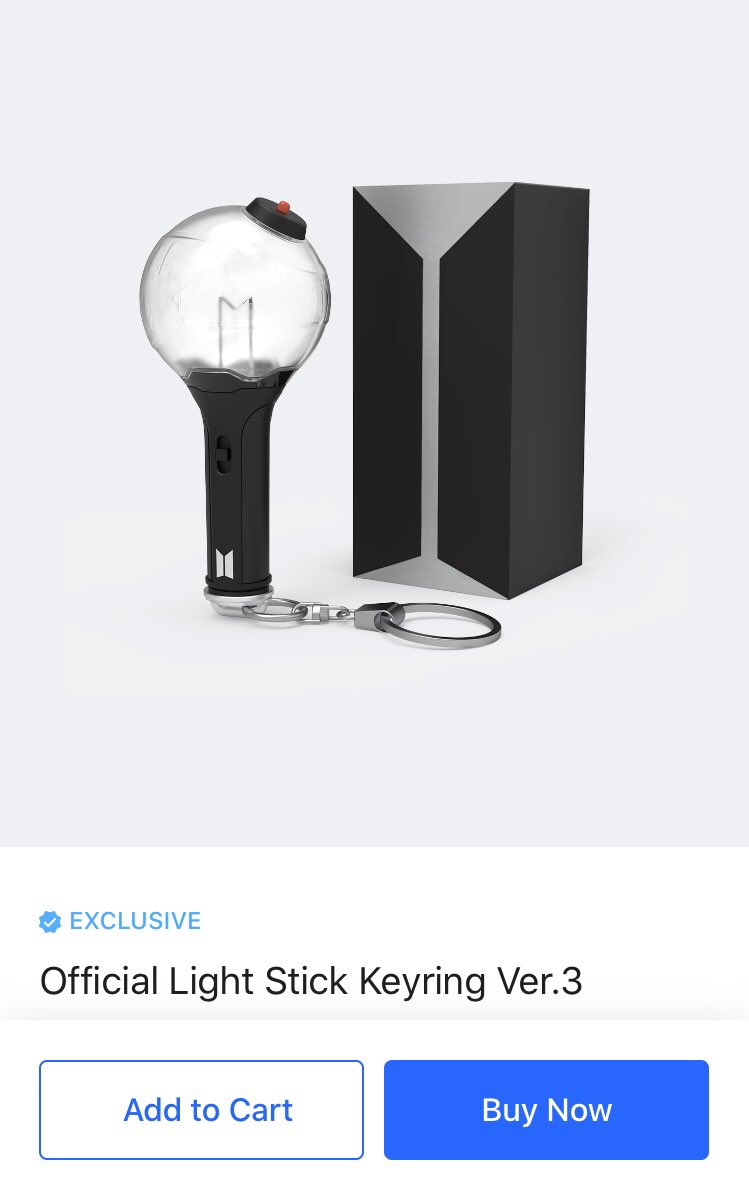 Buy BTS Official Lightstick SE Ver Keyring