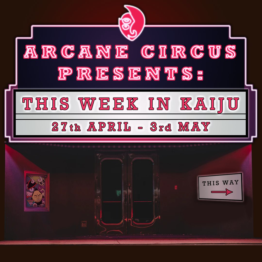 ArcaneCircus's tweet photo. Itβs #thisweekinkaiju! Take a trip through cinema history and admire the kaiju films of the past. (1/2)
#gamedev #kaijackcardattack #kaiju #ζͺη£ #bmovies #monstermovies #cinema #giantmonstermovies #godzilla #mothra #monsterbird #dinosaurs #gamera #deadlymantis https://t.co/YSvRLDkajd