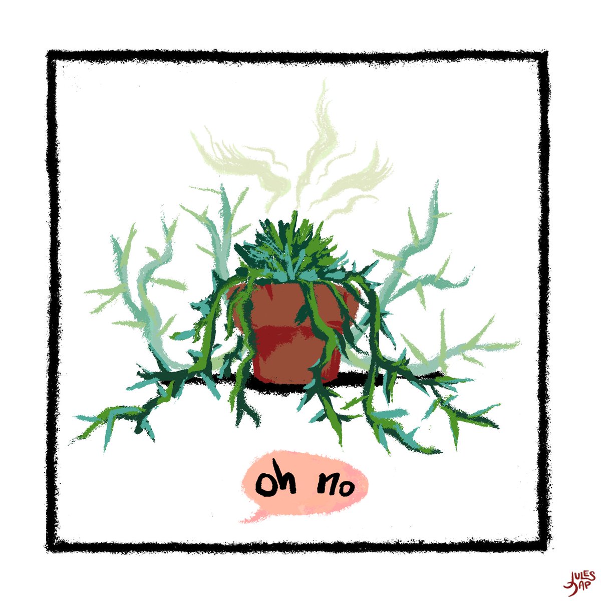 [comic] house plants (1/2) 