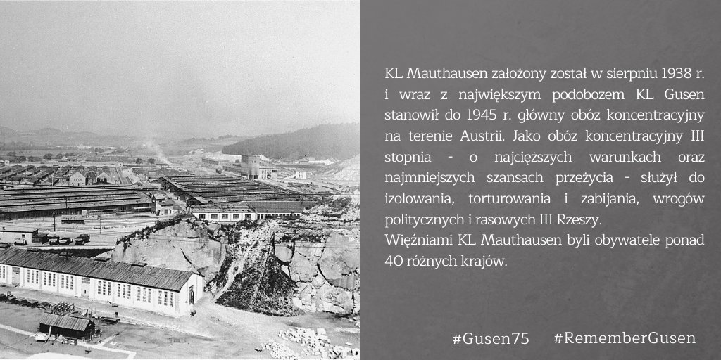 PLInst_Wien's tweet photo. #RememberGusen #Gusen75 https://t.co/eKYbNaUfNL