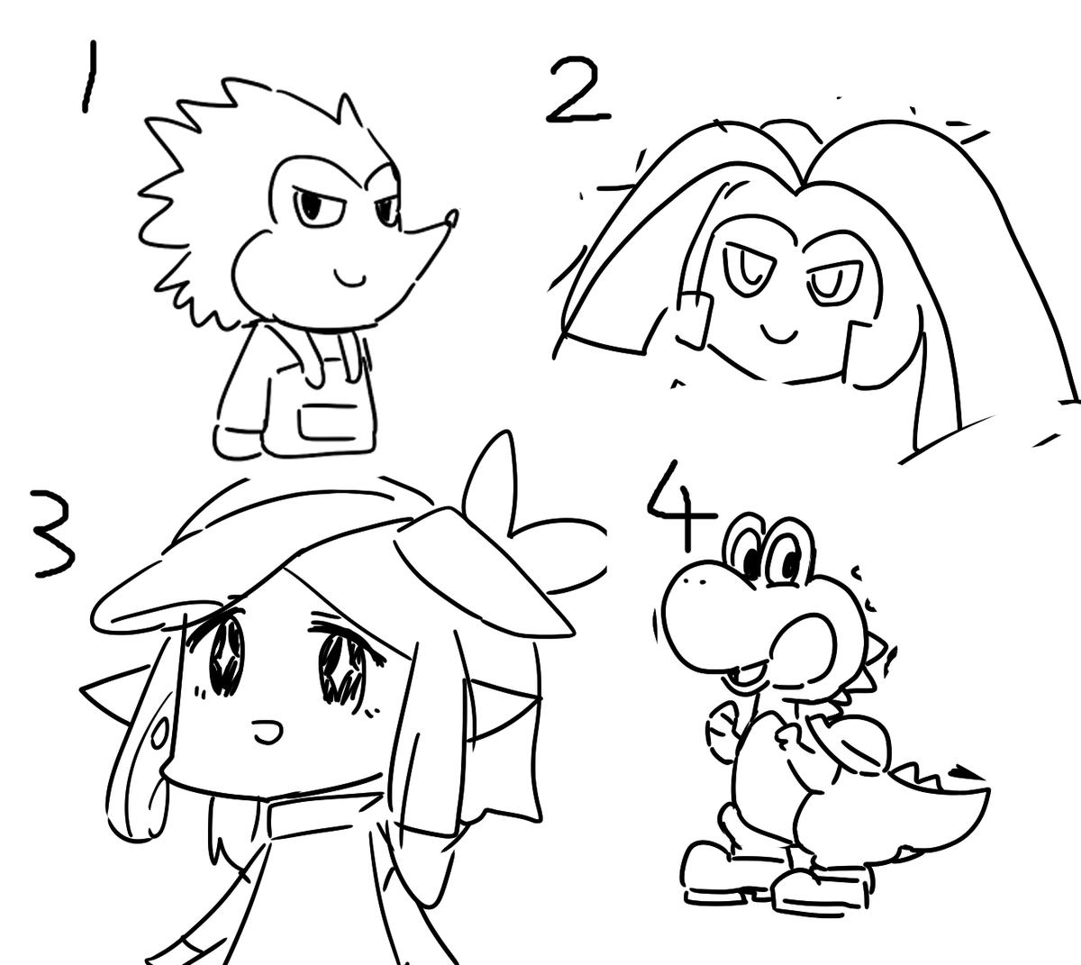 リクエスト貰って描いたんですけど皆さんわかりますよね? 