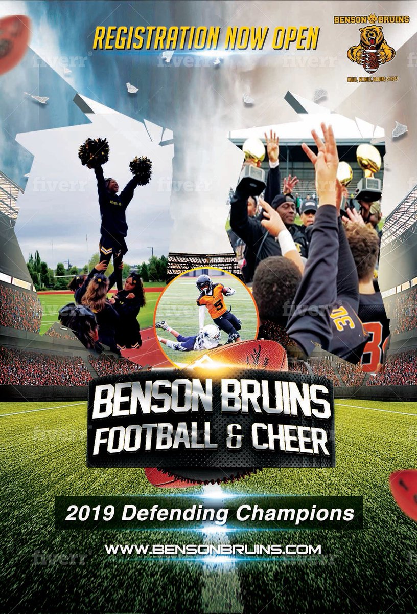 Registration now open at: bensonbruins.com

We will soon be unveiling brand new 2020 uniforms that are customized with names on the back. 

Last season sold out at every level, so don’t delay!

*In the unlikely event the season is cancelled, all fees will be refunded.