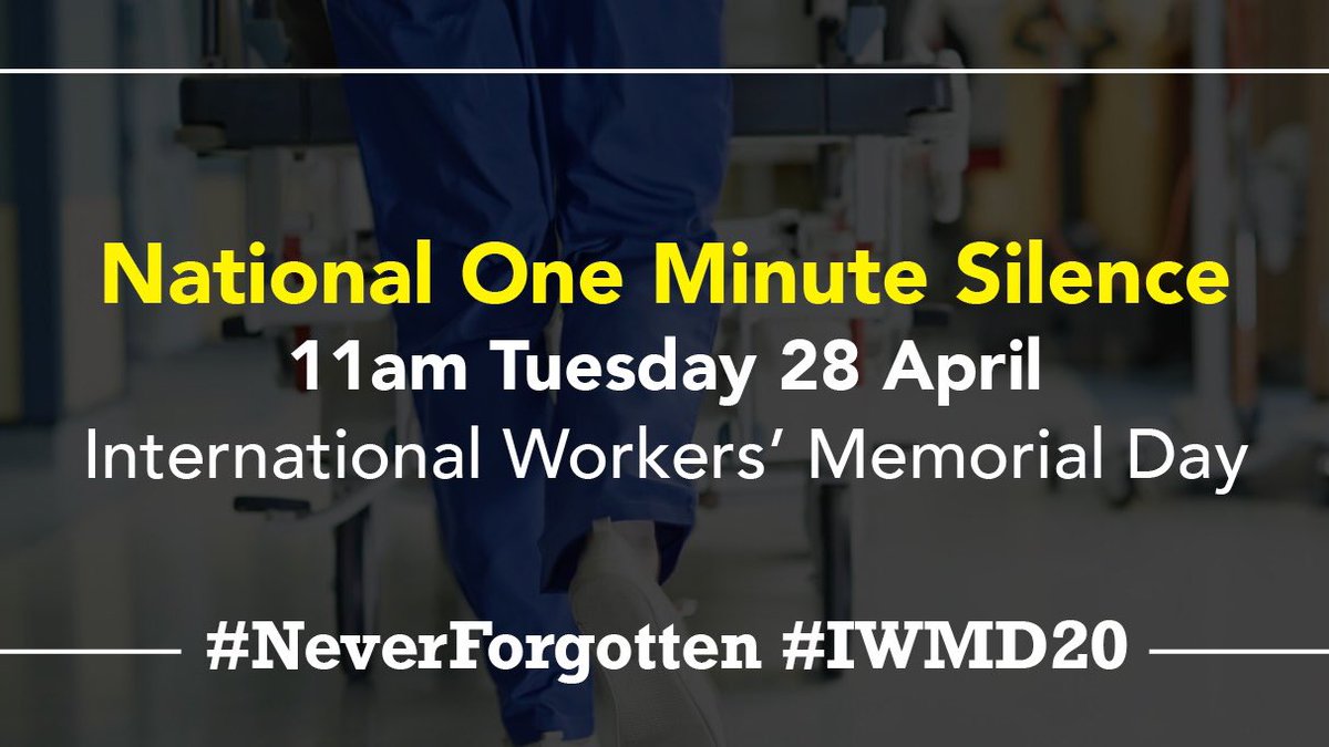 FrimleyHealth's tweet photo. Tomorrow morning please join us at 11am for one minute silence to pay tribute to our colleagues and other key workers who have sadly lost their lives while helping others.
#NeverForgotten #IWMD https://t.co/pFdNYy3wxf