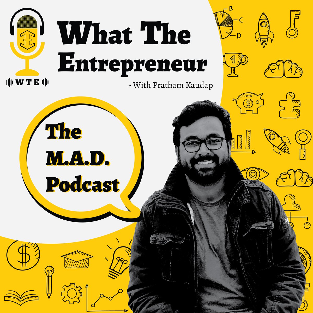 entreesphere's tweet photo. Presenting to you, "WTE" (What The Entrepreneur)
Every episode designed to take you one step closer to transforming yourself 
#entreesphere #WTE #entrepreneurialpodcast #entrepreneurship #startupideas #startupincubator https://t.co/UowbpaFeHo