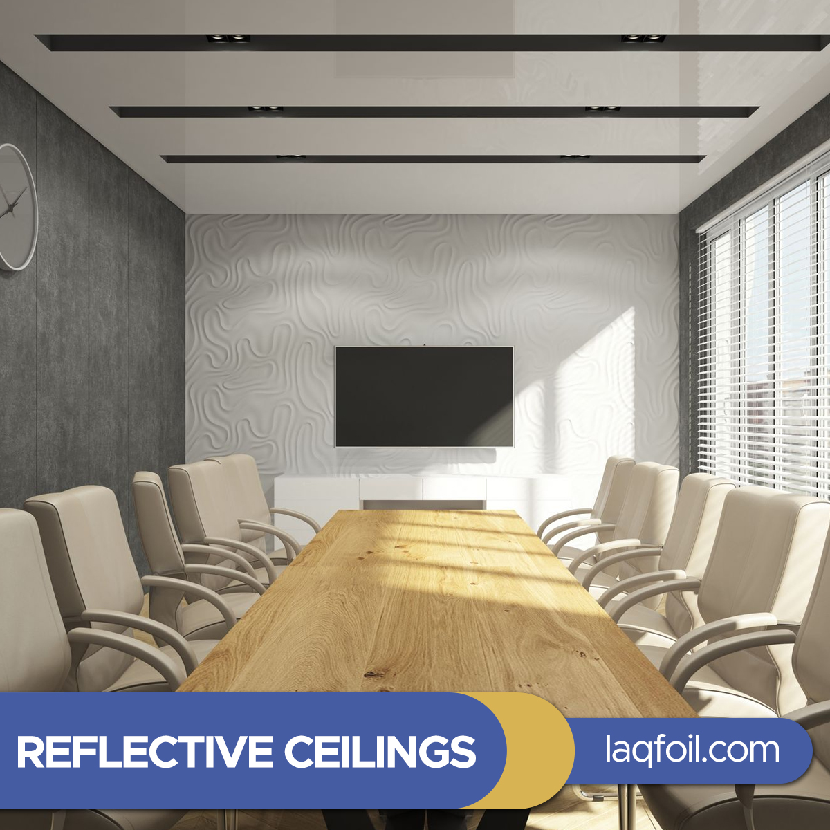 Laqfoil's tweet image. High Gloss Stretch Ceiling is one of the most popular products within Stretch Ceiling Industry. The reason for it is that the final glossy coating on the material makes it almost as reflective as a mirror. 
.
laqfoil.com
.
#Laqfoil #interiorandhome #reflectiveceiling
