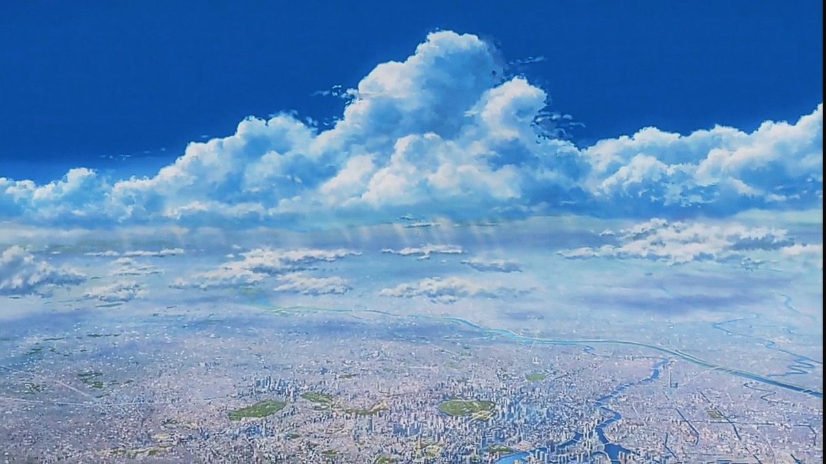 Blue Anime Aesthetic Sky Anime Wallpaper HD