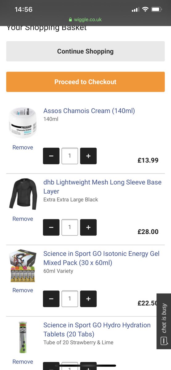 ash_t1209's tweet photo. @Wiggle_Sport there isn’t an email direct on the website so just wanted to understand how you can email people at one price and then increase it when you follow the link? Little miss leading?? https://t.co/at35vGFYvy