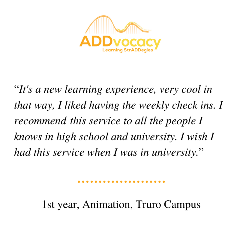 ADDvocacyLtd's tweet photo. We are always a listening ear!
π Visit https://t.co/8wlTRNeIp6 to book a FREE consultation π
#strADDegies #executivefunction #executivefunctioncoach #lifecoach #neurodiversity #learningdisabilities #depression #anxiety #ADHD #autism #dysgraphia #dyscalulia @halifaxchamber https://t.co/tyyIzjq9Dv