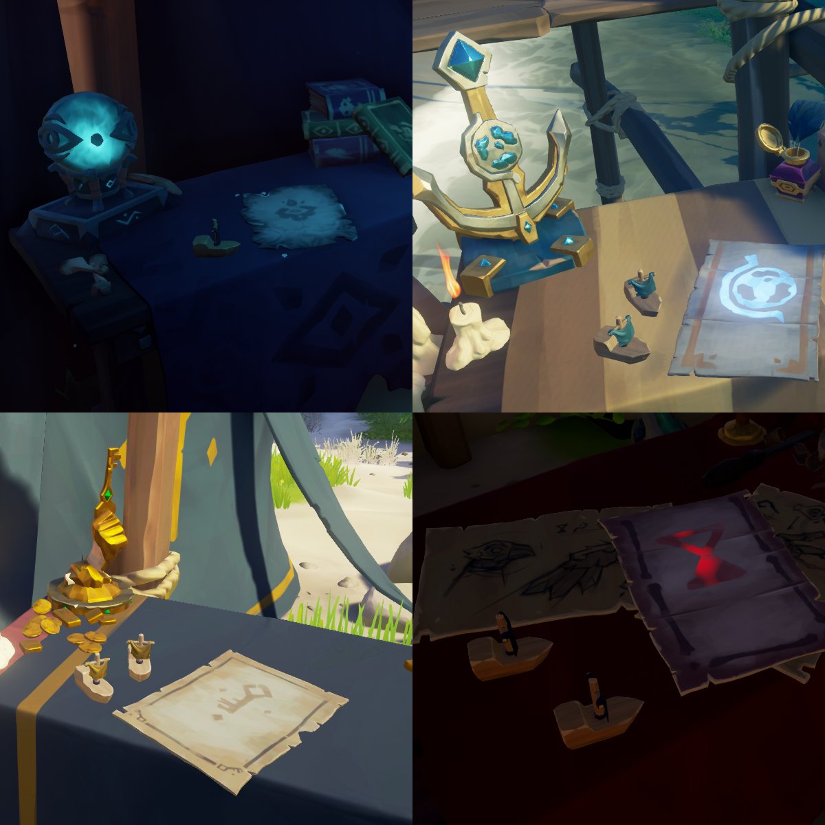 [Idea Thread]:I really love the little Ship Models that represent the active Emissaries on the  #SeaOfThieves and it got me thinking.There (more or less) always has been a request to have something that shows you the number of ships on any given server.[...]