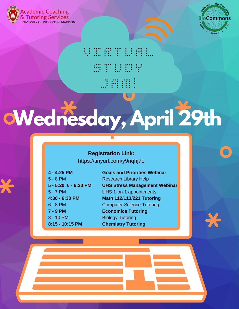 UWBioCommons's tweet image. And now registration comes with a free Insomnia cookie and entrance into a raffle for free Ians Pizza! Link: tinyurl.com/y9nqhj7o