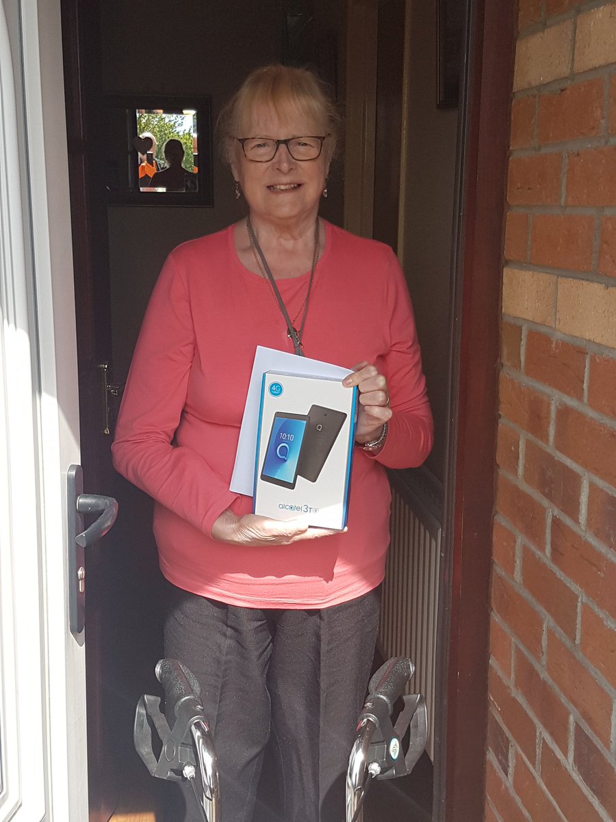 Three more tablet devices delivered to learners in Belfast who can now get connected to the Digital world from the world of isolation!