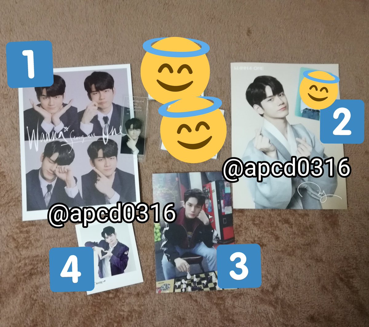 apcd03162II's tweet photo. - 1มินิโปส+ที่คั่น 150- 
- 2โปสจากซซกต. 100-
- 3 behind cut 150- 
- 4 พลร.จากBluray 90-

เหมา 440- ส่งลทบฟรี + แถมธงแขวนมินิ
#ตลาดนัดWANNAONE️ #ตลาดนัดWELO #ตลาดนัดองซองอู #ตลาดนัดวีโร #องซองอู #ONGSEONGWU #welo https://t.co/VluZp6A3pV