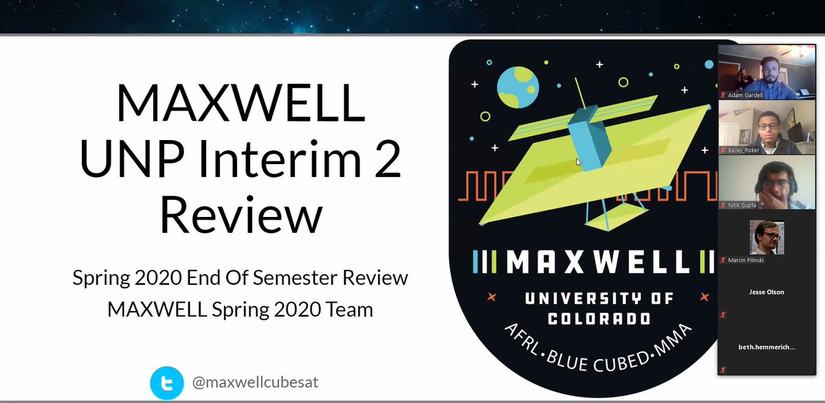 MAXWELL Cubesat tweet media