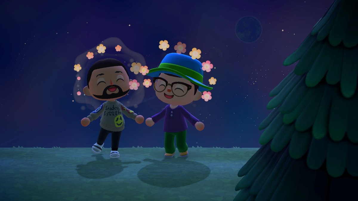 Rusty__Harding's tweet image. Me &amp;amp; my cousin being joyful AF  #AnimalCrossing #ACNH #NintendoSwitch