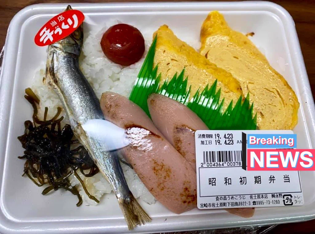 【シシャモ、魚肉ソーセージ】新感覚の売れないお弁当に脱帽