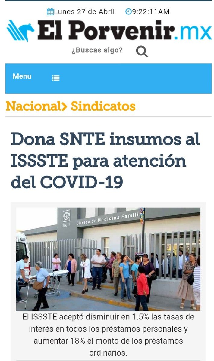 #SNTEsolidario #QuedateEnCasa                                   INFORMACIÓN  #coronavirus #COVIDー19 @SnteCinco