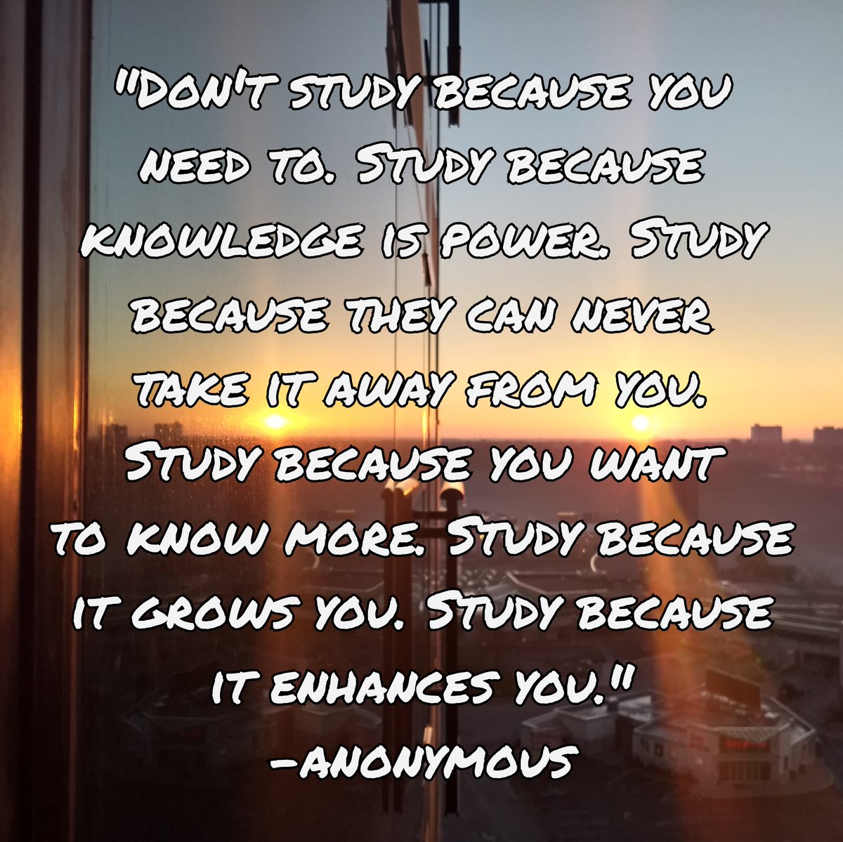 Hey Argos!
It's that time again, Finals Week. Make sure to realize that the final is not just about a grade. It's a test to see if you are ready to move onto the next bigger and better thing. If you learn the course material to better yourself, the test is easy.
Good luck Argos!