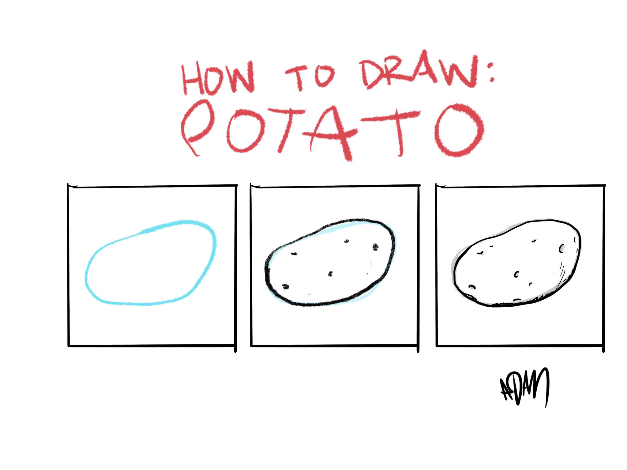 Share 150+ potato drawing easy latest vietkidsiq.edu.vn