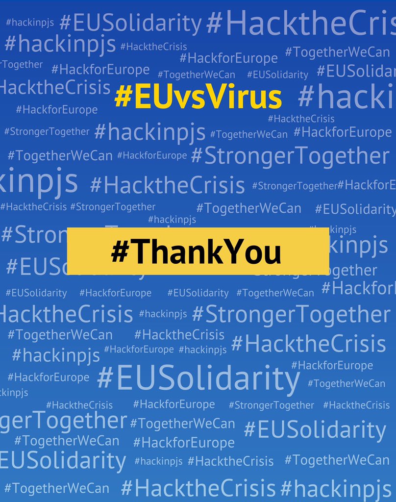 EUvsVirus tweet media