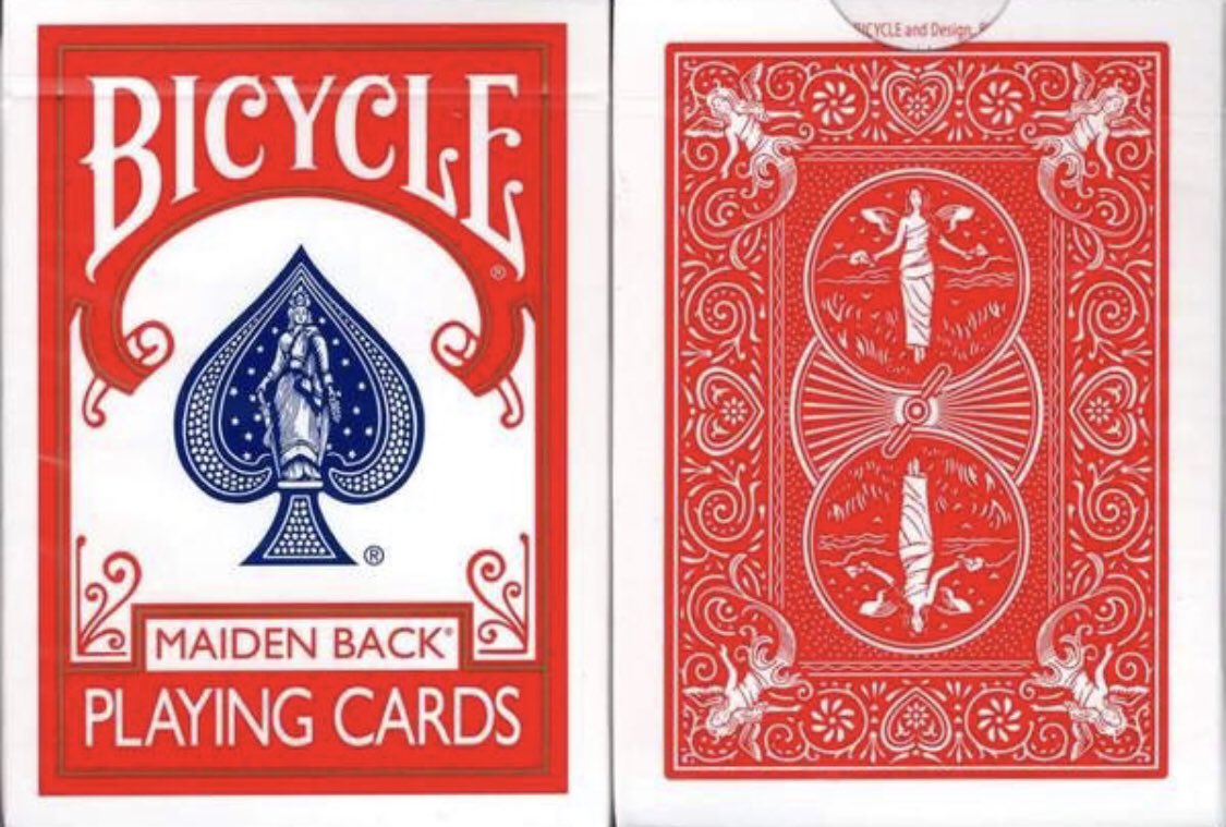 Although conspiracy theories are complete rubbish, I must share this one with you.Let’s take a look at a Bicycle deck of cards...